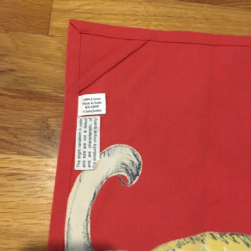 NWOT Julia Junkin Dish Towel, “I Love My Mama” - Picture 3 of 3